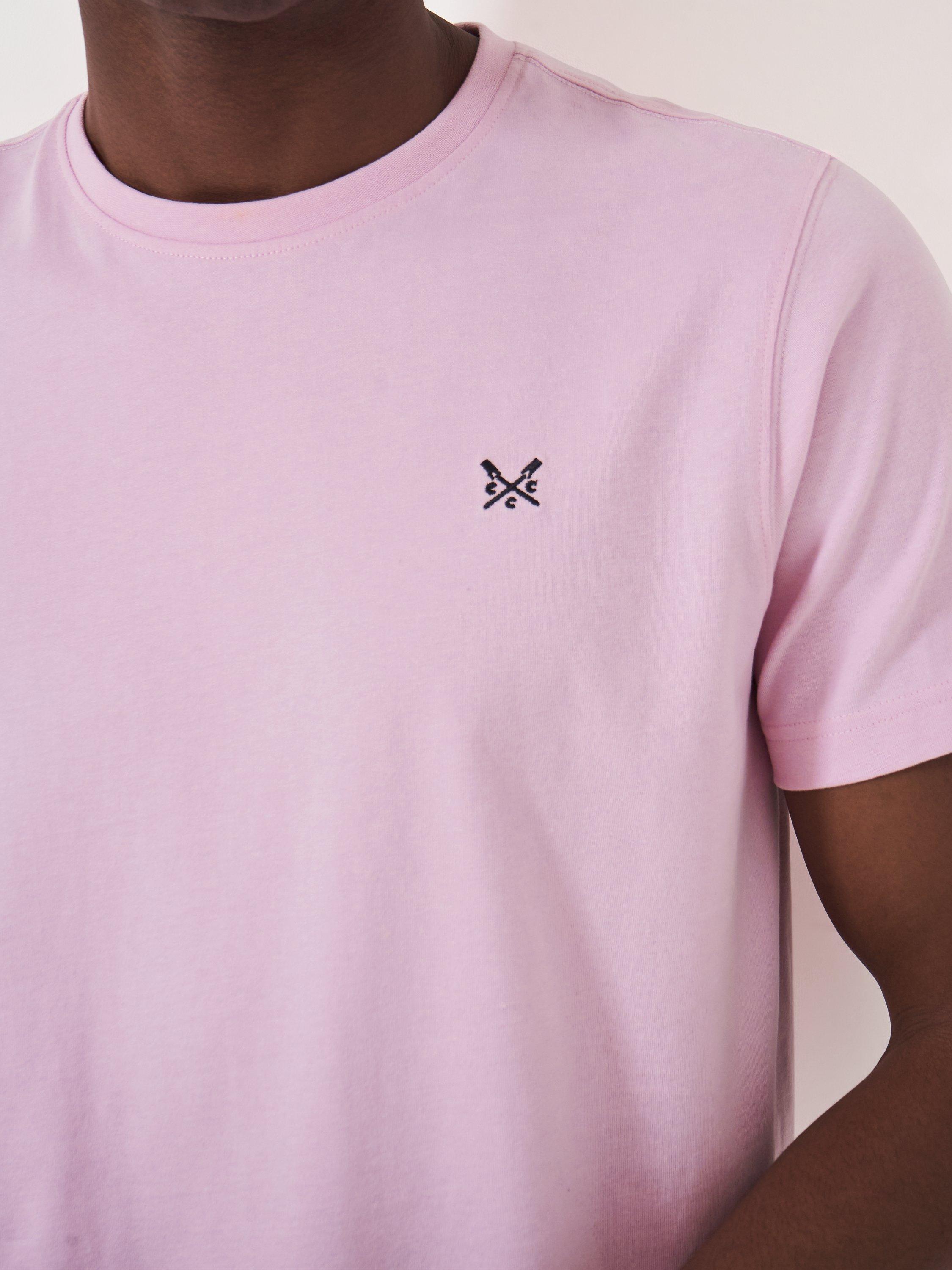 Crew Clothing Crew Neck T-Shirt, Light Pink, XS