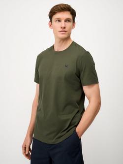 Crew Clothing Crew Neck Cotton T-Shirt, Olive