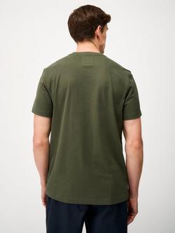 Crew Clothing Crew Neck Cotton T-Shirt - view 2, Olive