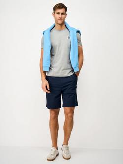 Crew Clothing Crew Neck Cotton T-Shirt - view 2, Graphite Grey