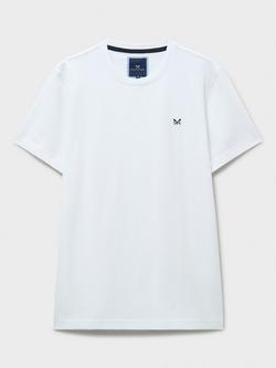 Crew Clothing Crew Neck Cotton T-Shirt, White