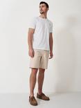 Crew Clothing Bermuda Stretch Chino Shorts, Stone