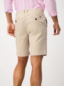 Crew Clothing Bermuda Stretch Chino Shorts - view 2, Stone