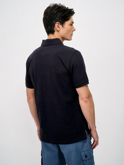 Crew Clothing Classic Pique Cotton Polo Shirt - view 2, Black