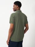 Crew Clothing Classic Pique Cotton Polo Shirt, Olive Green