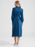 Hobbs Petite Ivana Midi Shirt Dress, Lyons Blue