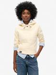 Superdry Embossed Overhead Hoodie, Rice White