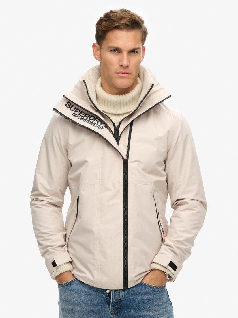 Product image 2 of 8, which shows Superdry Hooded Yachter Windbreaker Jacket, Chateau Gray, S