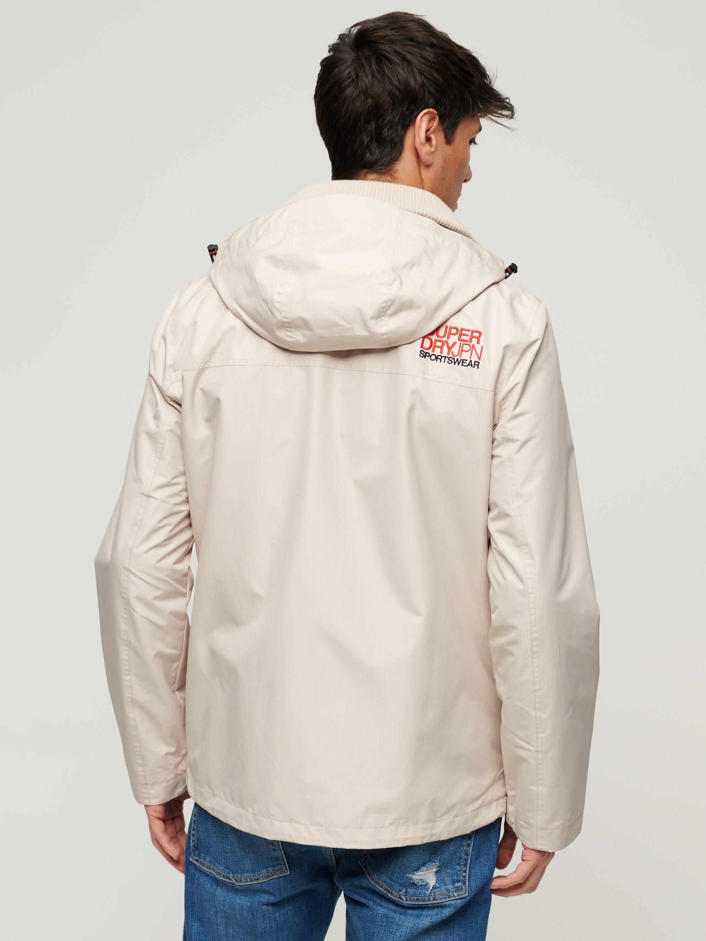 Product image 5 of 8, which shows Superdry Hooded Yachter Windbreaker Jacket, Chateau Gray, S