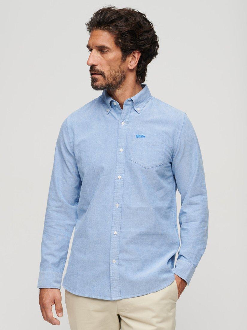 Superdry Organic Cotton Long Sleeve Oxford Shirt