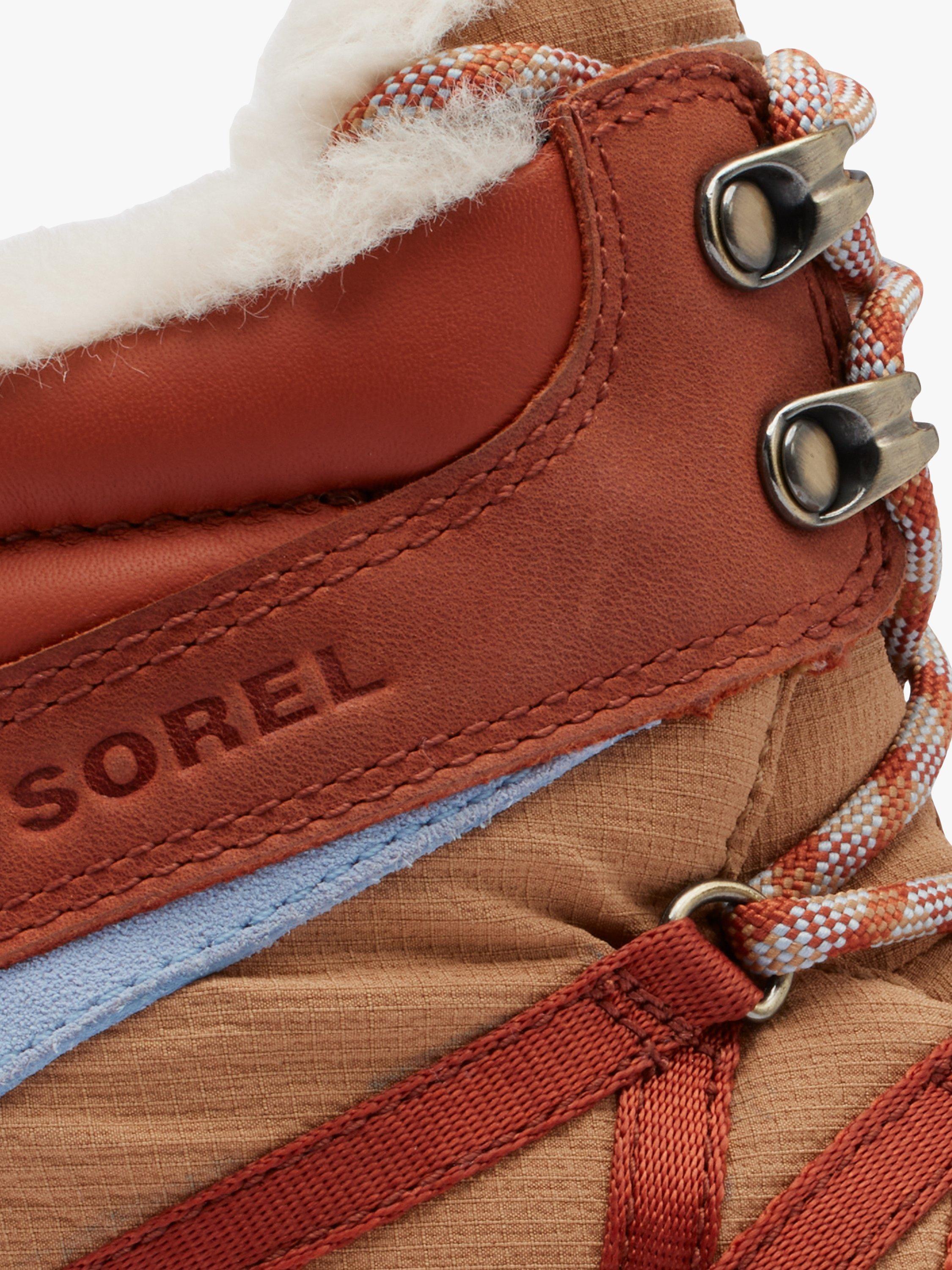 SOREL Ona Trek Waterproof Snow Boots Sanguine Arctic Seas