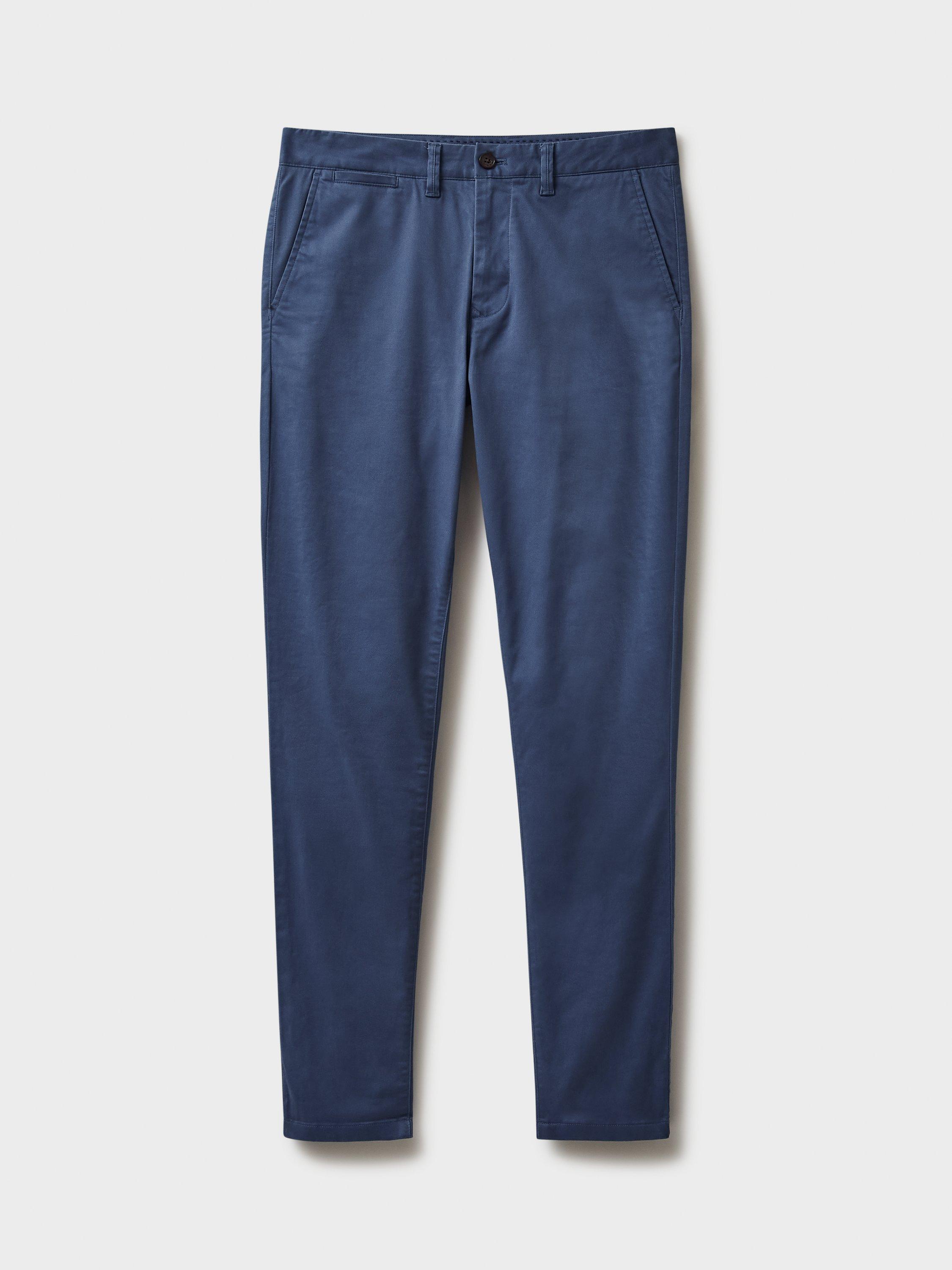 Crew Clothing Slim Fit Chinos, Bright Blue, 30R