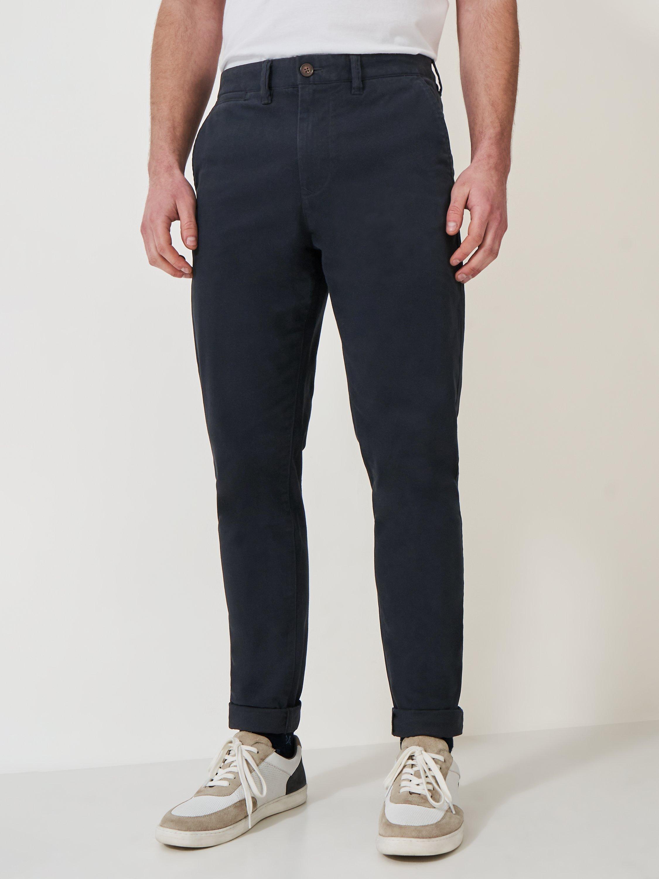 Product image 1 of 5, which shows Crew Clothing Slim Fit Chinos, Black, 34S