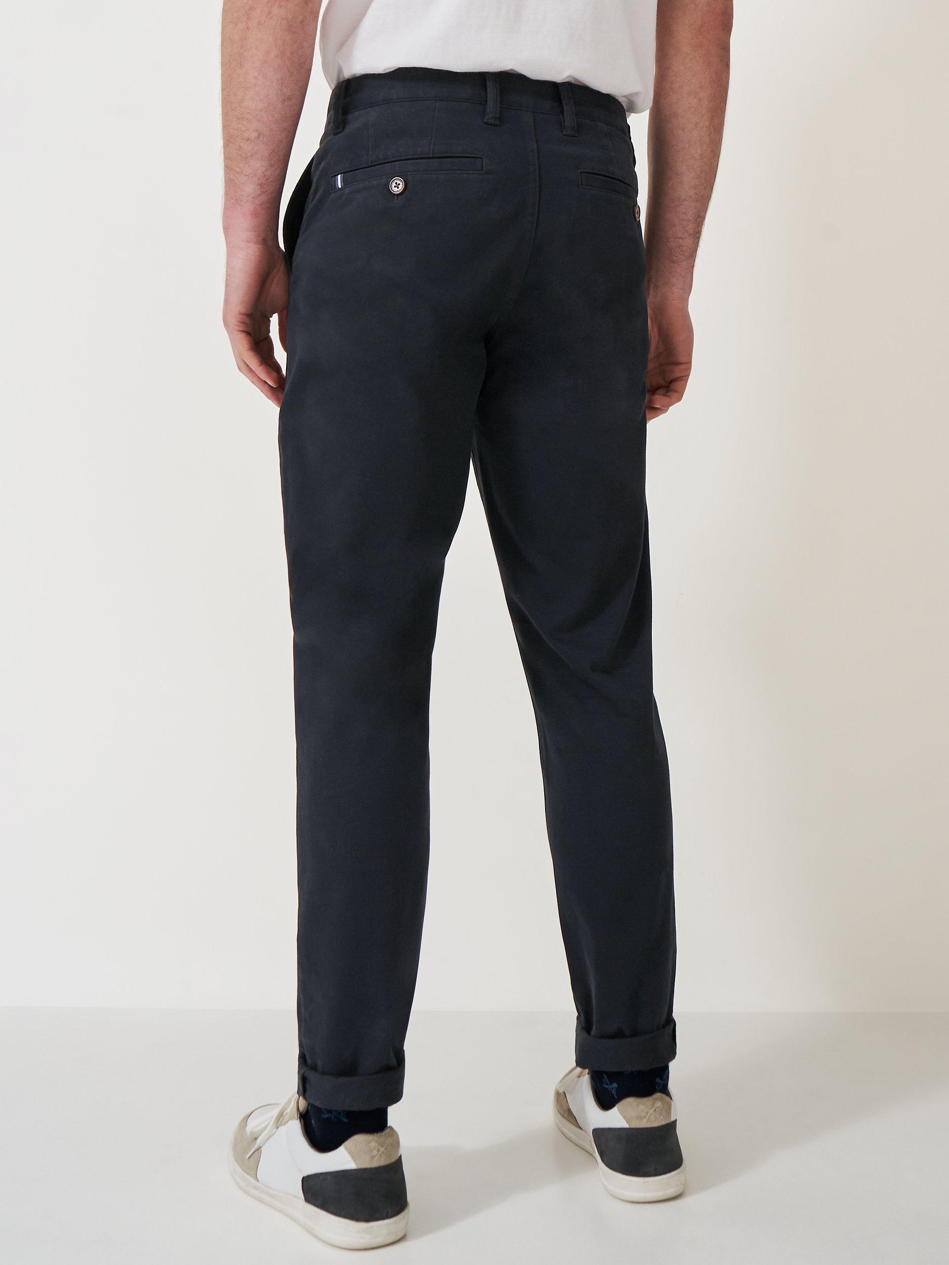 Product image 2 of 5, which shows Crew Clothing Slim Fit Chinos, Black, 34S