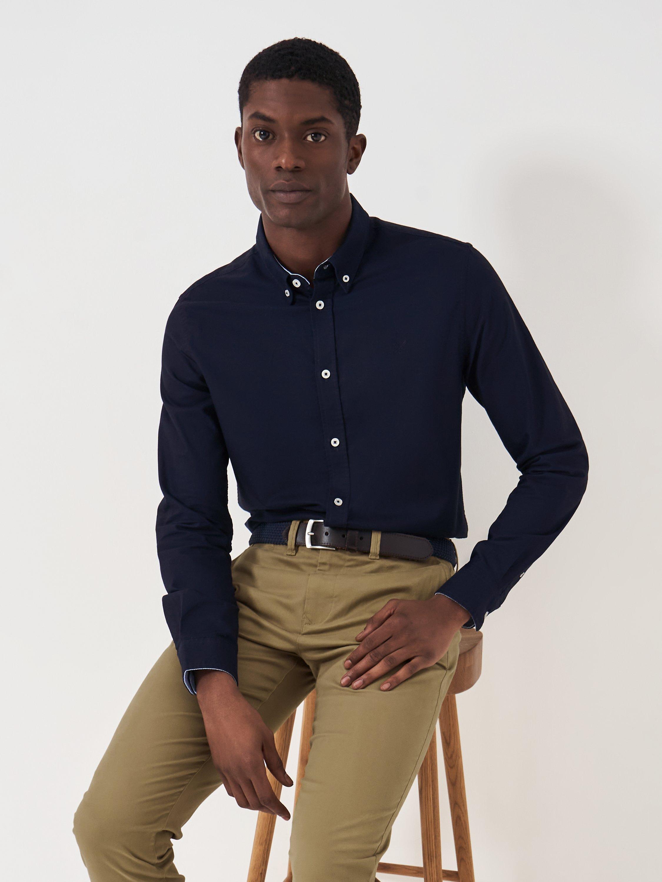 Product image 5 of 5, which shows Crew Clothing Slim Fit Chinos, Beige, 30R