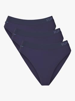 Step One Bamboo Bikini Briefs, Pack of 3, Ahoy Sailor