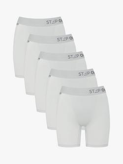 Step One Bamboo Body Shorts, Pack of 5, Stone