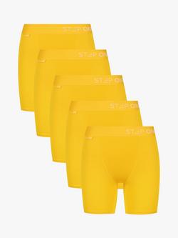 Step One Bamboo Body Shorts, Pack of 5, Cheeky Cheddars