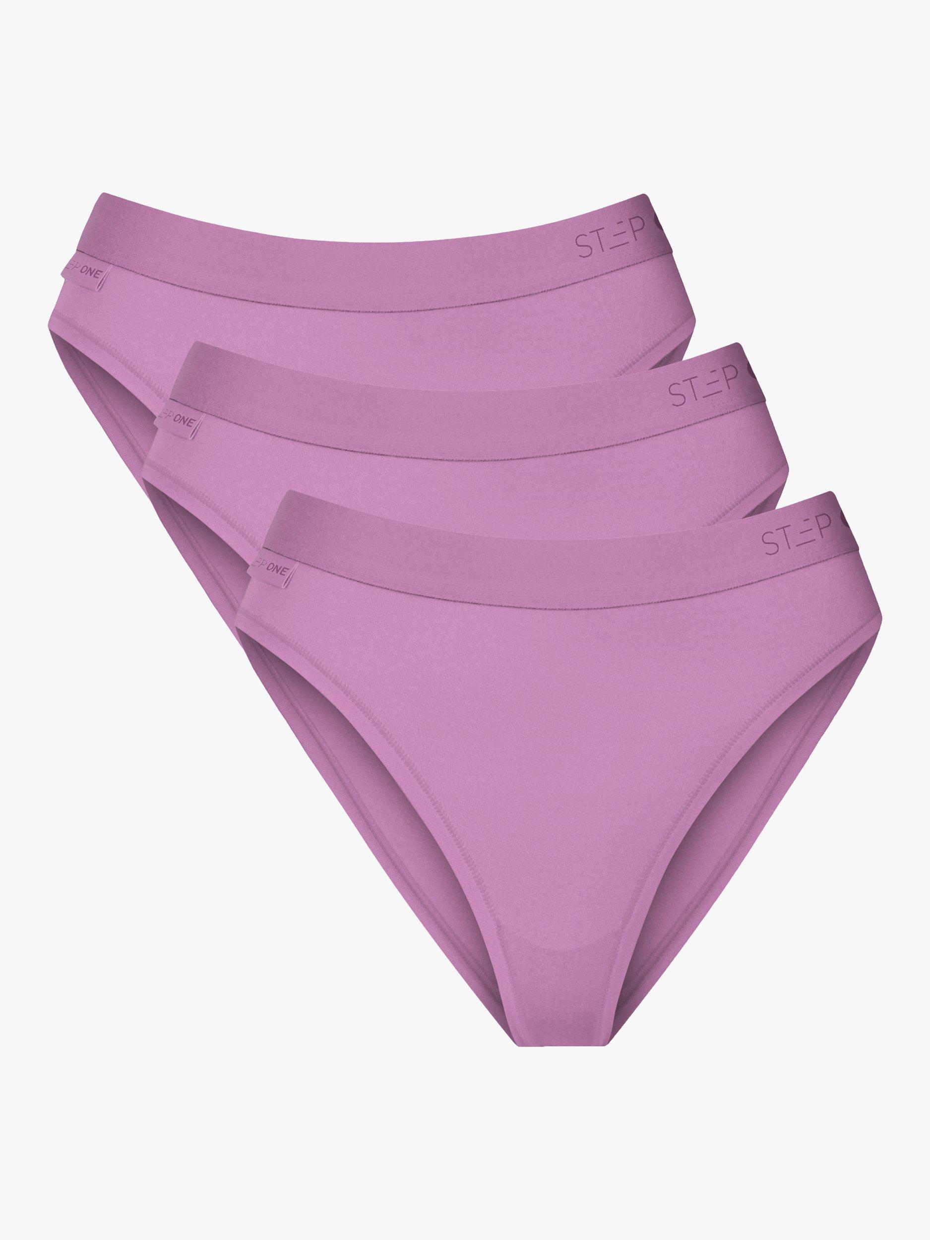 Product image 1 of 1, which shows Step One Bamboo Bikini Briefs, Pack of 3, Iris Orchard, M
