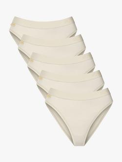 Step One Bamboo Bikini Briefs, Pack of 5, Butter Scotch