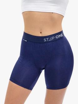 Step One Bamboo Body Shorts - view 2, Midnight Blue