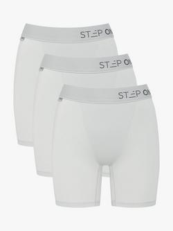 Step One Bamboo Body Shorts, Pack of 3, Stone