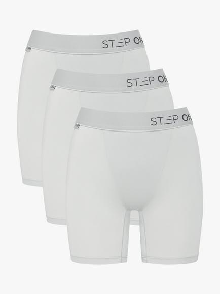 Step One Bamboo Body Shorts, Pack of 3, Stone