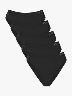 Step One Bamboo Bikini Briefs, Pack of 5, Tap Shoe