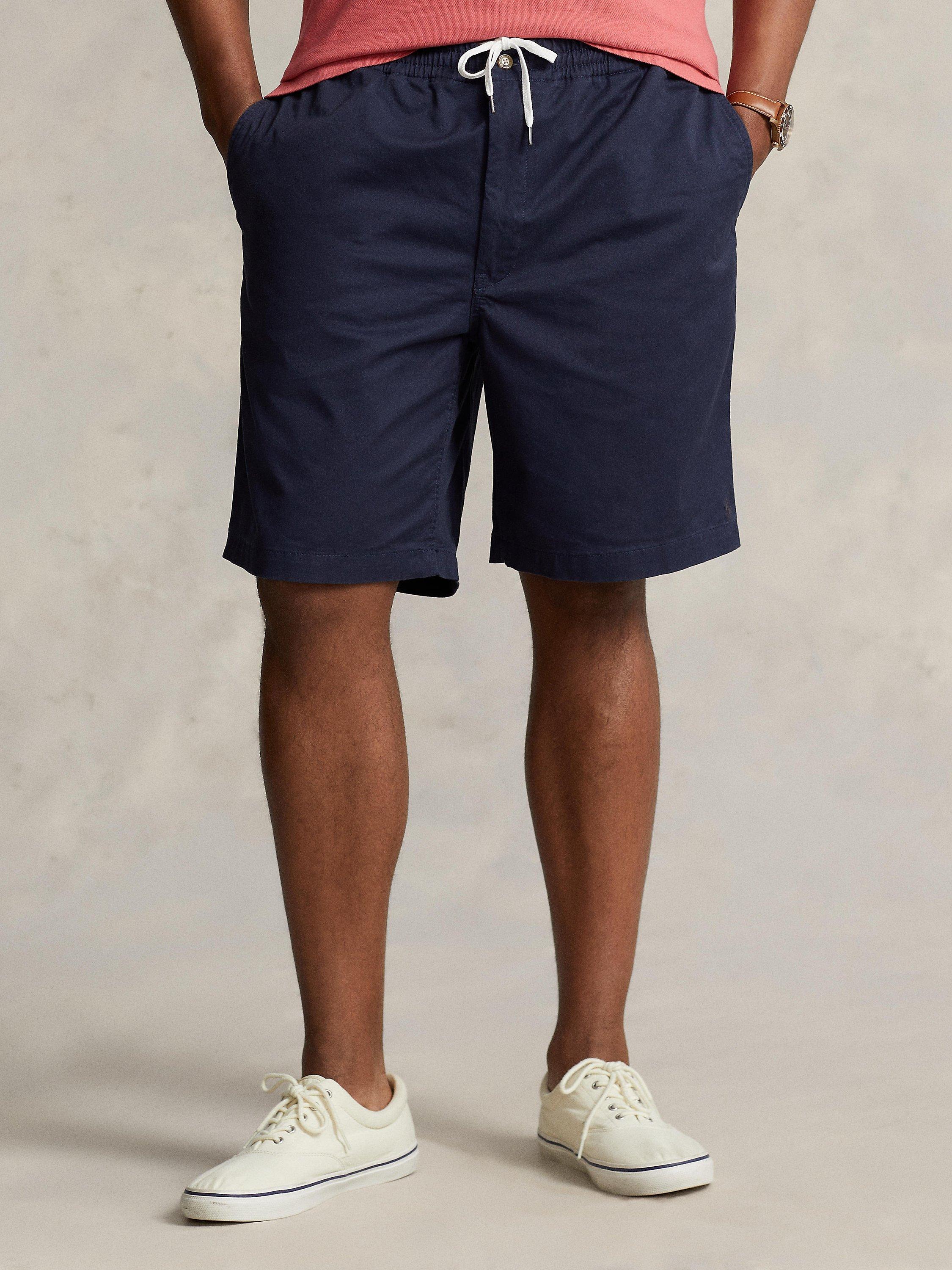 Product image 1 of 6, which shows Ralph Lauren Prepster Chino Shorts, Navy, 1XB