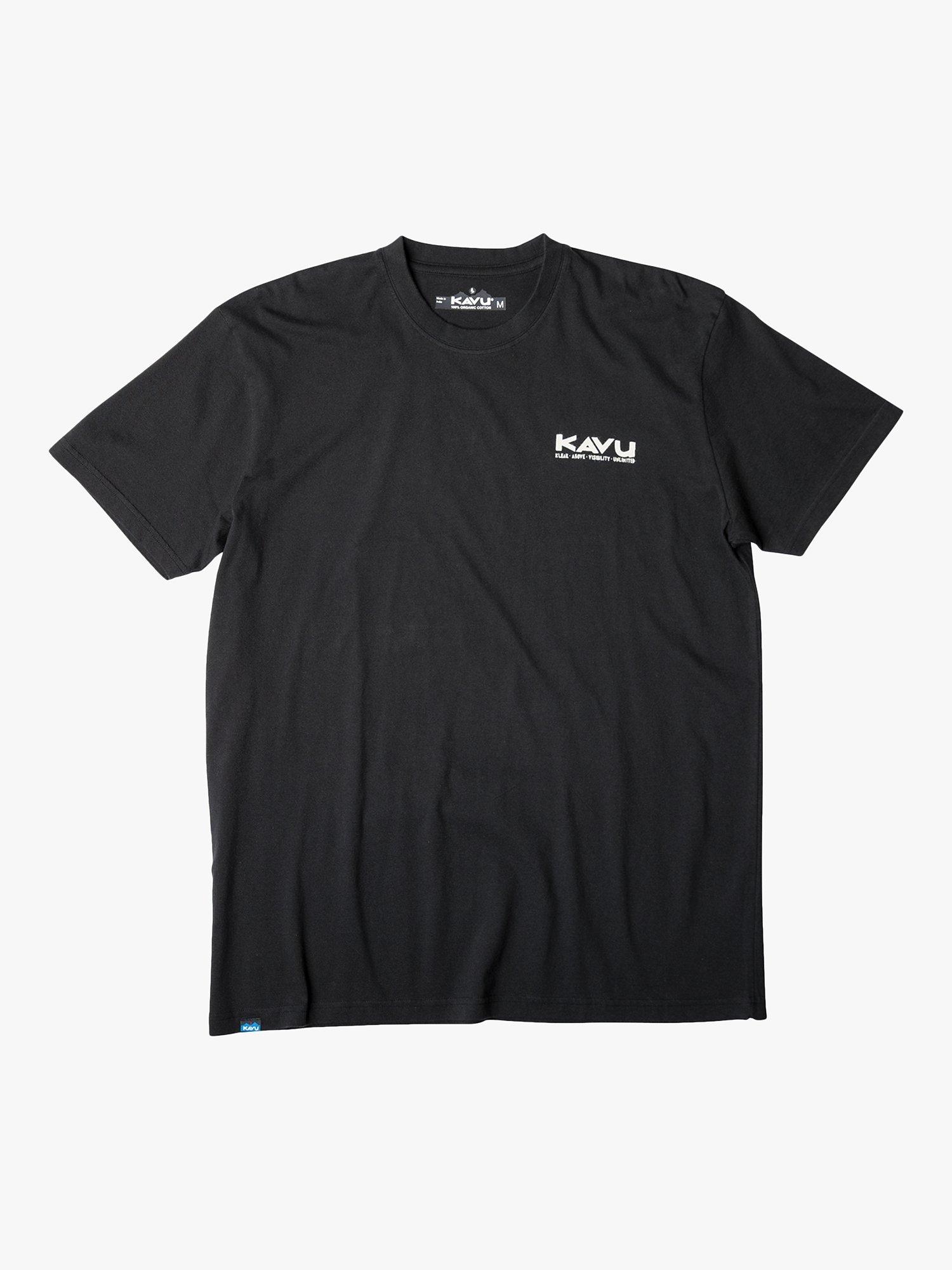 KAVU Klear Above Etch Art Organic Cotton T-Shirt, Black