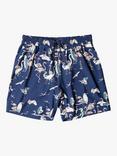 KAVU Costa Short, Blue/White