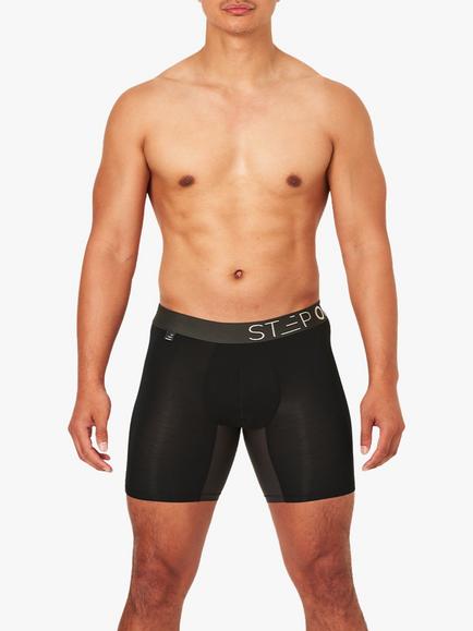 Step One Bamboo Trunks, Pack of 3 - view 2, Black/Grey/White