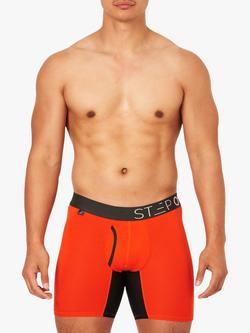 Step One Bamboo Boxer Briefs With Fly, Pack of 3 - view 2, Butter Nuts