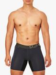 Step One Bamboo Boxer Briefs With Fly, Pack of 3, Smoking Guns