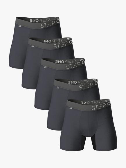 Step One Bamboo Trunks, Pack of 5, Smoking Guns