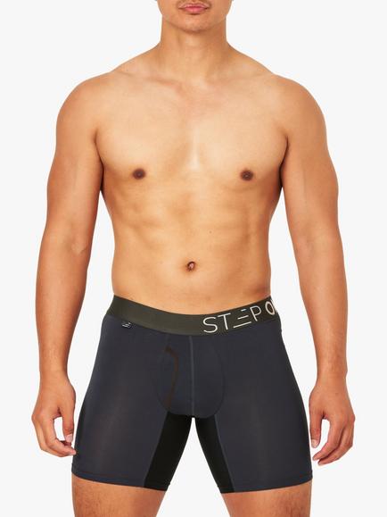 Step One Bamboo Boxer Briefs With Fly, Pack of 5 - view 2, Smoking Guns