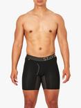Step One Bamboo Boxer Briefs With Fly, Pack of 3, Black Currants