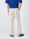 La Paz Loose Fit Trousers, Ecru Canvas