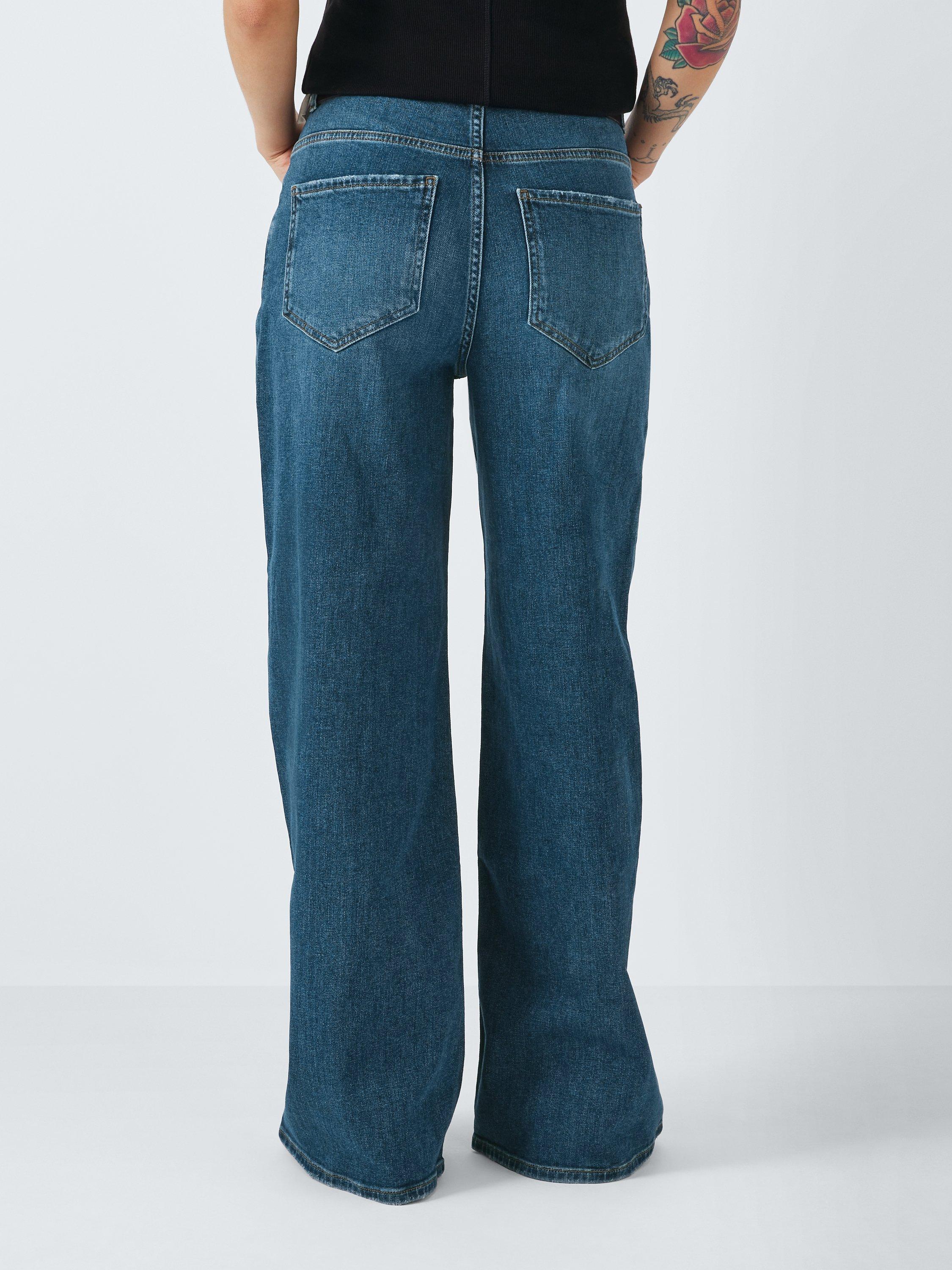 Product image 2 of 6, which shows AND/OR Westlake High Rise Wide Leg Jeans, Blue Horizon, 26R