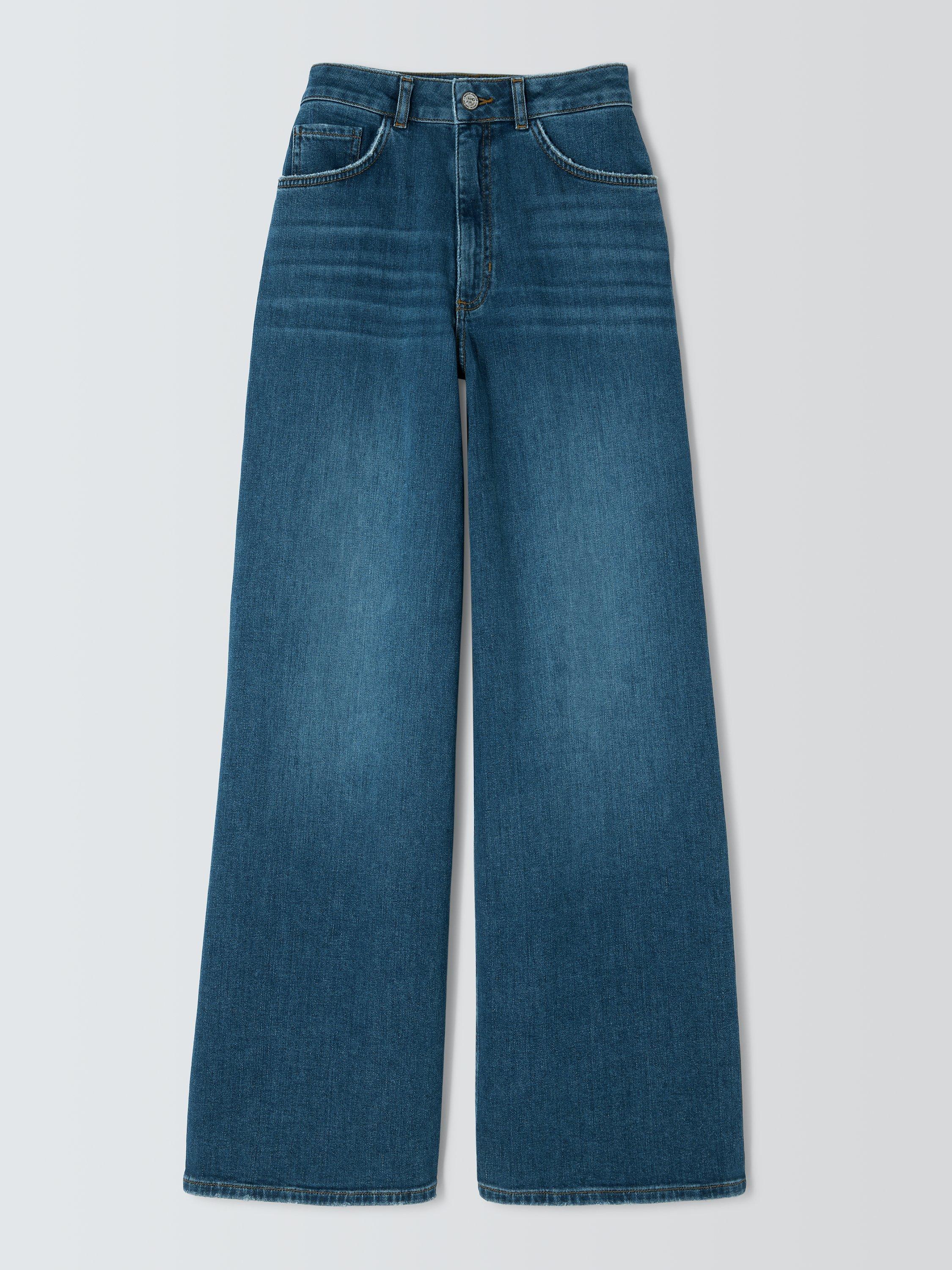 Product image 4 of 6, which shows AND/OR Westlake High Rise Wide Leg Jeans, Blue Horizon, 26R