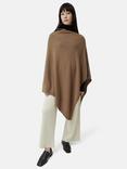 Jigsaw Wool Cashmere Blend Poncho, Camel