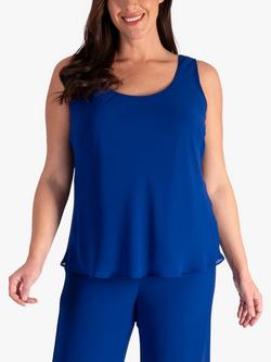 chesca Chiffon Camisole, Cobalt