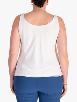 chesca Chiffon Camisole, Ivory - view 2, Ivory