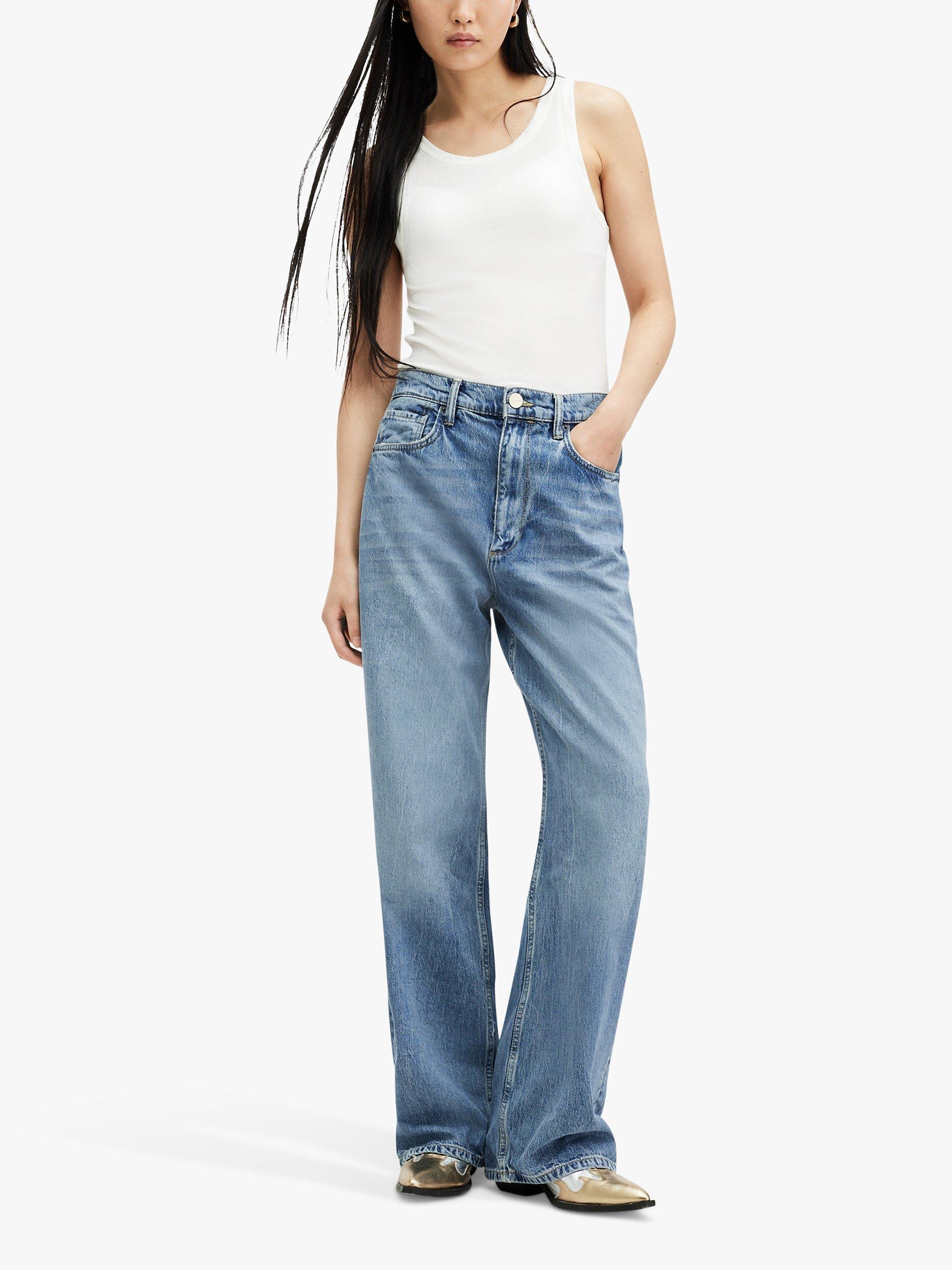 AllSaints Blake Wide Leg Jeans, Vintage Indigo