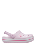 Crocs Kids' Crocband Clogs, Ballerina Pink