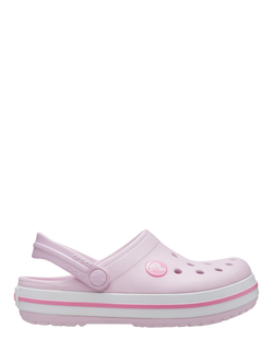 Crocs Kids' Crocband Clogs, Ballerina Pink