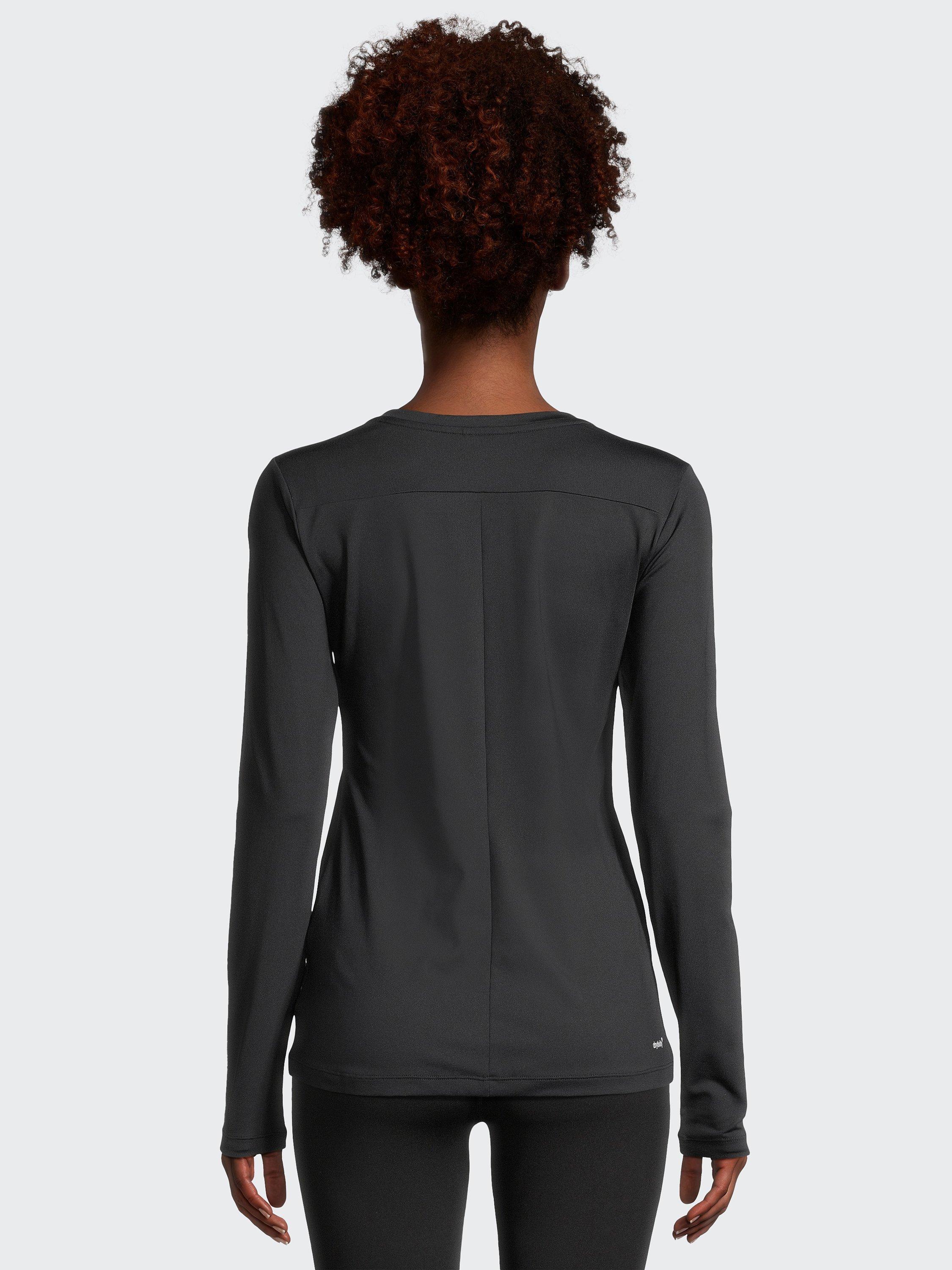 Product image 2 of 7, which shows Venice Beach Leana Long Sleeve Top, Black, S