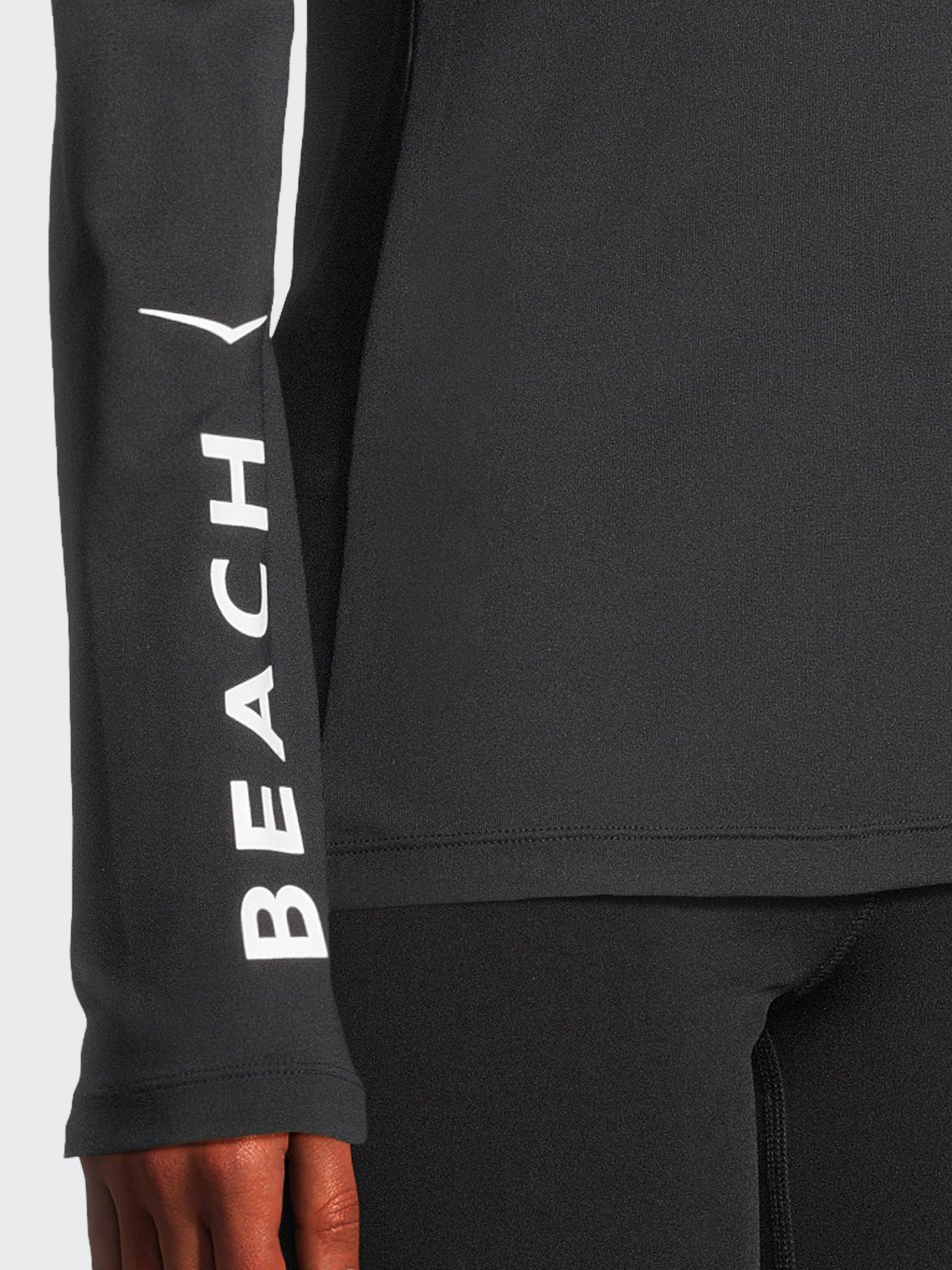 Product image 7 of 7, which shows Venice Beach Leana Long Sleeve Top, Black, S