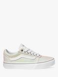 Vans Kids' Ward Glitter Trainers, White