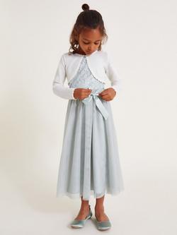 Monsoon Kids' Niamh Cardigan, Ivory, Ivory